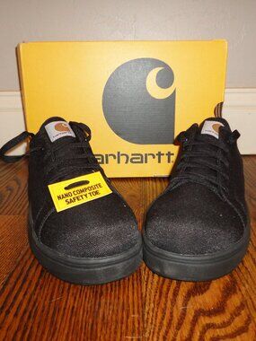 CARHARTT Detroit Nano Composite Toe SD Black Sneakers NIB Size 7